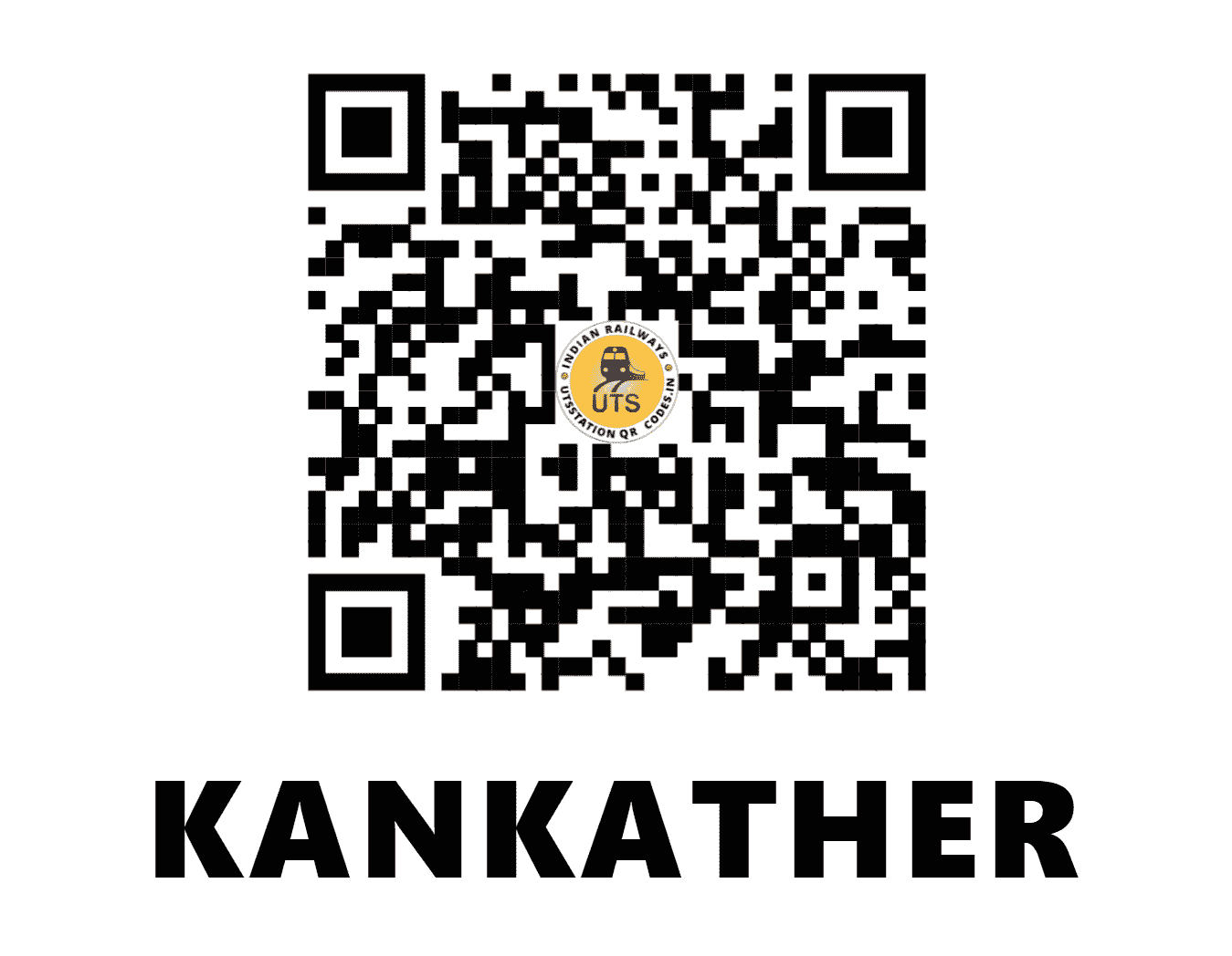 UTS QR Code for KANKATHER - KHE (NR - UTTAR PRADESH)